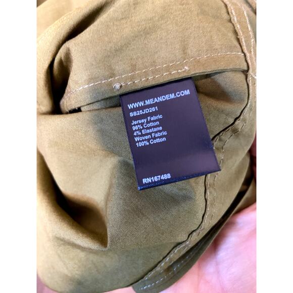 Me+Em Mixed Media Shirt Collar Maxi Dress size US 4 - Picture 6 of 7